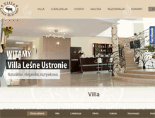 Tablet Screenshot of lesne-ustronie.pl